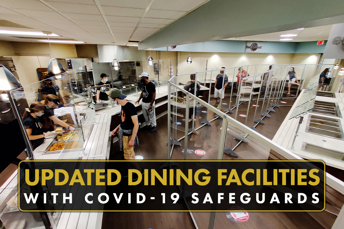 Geneva College Updates Dining Facilities with COVID-19 Safeguards