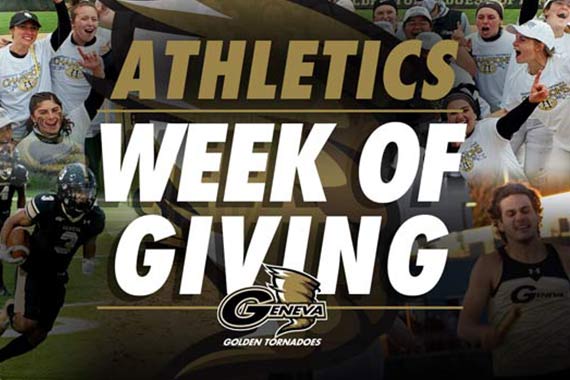 Geneva College Athletics Announce Week of Giving to Support Student-Athletes