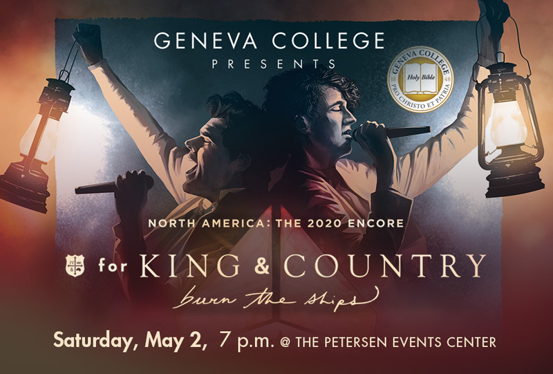 Geneva College Sponsors For KING & COUNTRY Christian Concert