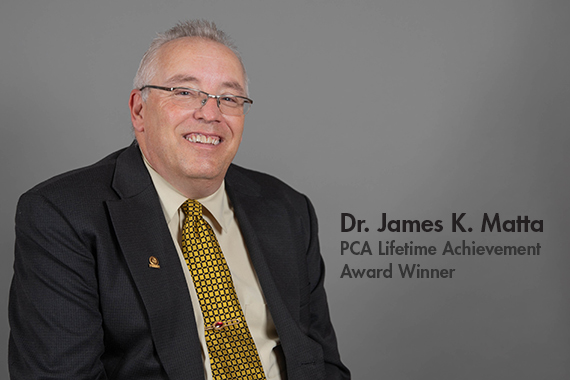 James K. Matta Recipient of PCA Lifetime Achievement Award