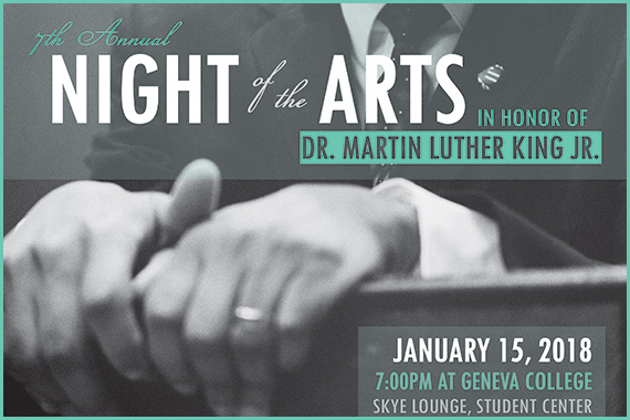 Geneva College Celebrates Martin Luther King Jr. in Night of the Arts