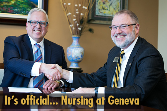 Picture of CCBC and Geneva College Announce  Associate/Bachelor Degree Nursing Partnership