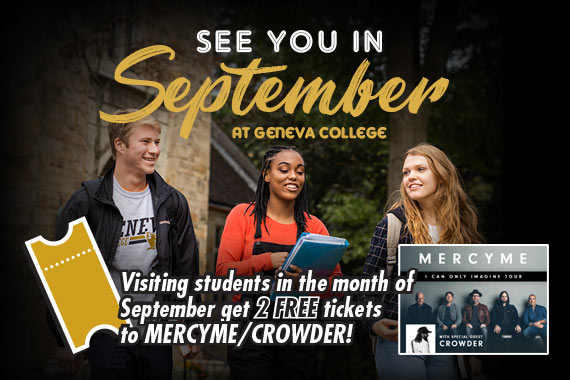 Geneva College Offers Visiting Students Free Concert Tickets in September