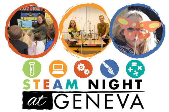 Geneva STEAM Night Engages Local K-5 Students