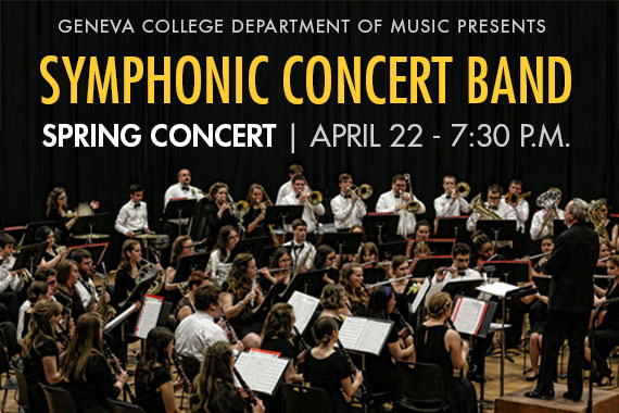 Geneva College Schedules Symphonic Band Spring Concert