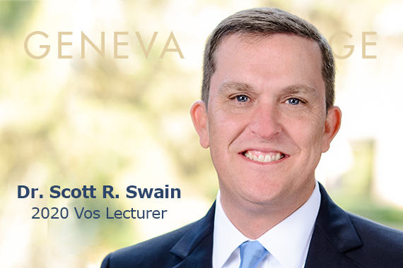 Picture of Dr. Scott R. Swain to Speak as Geneva College Vos Lecturer