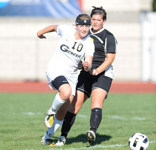 Hosting the La Roche Redhawks for their season home opener on Monday, five minutes into play a lighting delayed was issued. In the end, the wait was worth the 2-1 win over LaRoche. Wednesday Geneva was back on the turf to face Hiram. Geneva could not recover the lone goal allotted in the beginning of the second half, falling to Hiram.