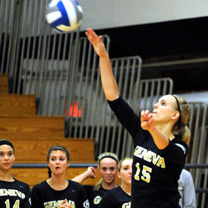 Golden Tornado Volleyball stormed through W&J, Thomas More, Waynesburg and Grove City this week. The streak of wins improve their record to 9-2, 4-0 in the Presidents′ Athletic Conference (PAC).