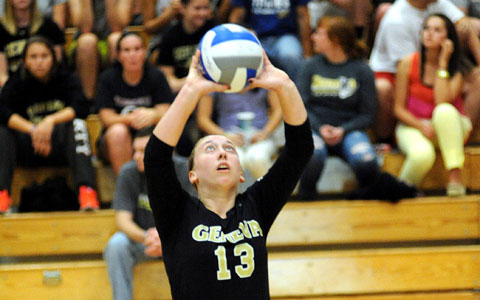 Geneva Volleyball finished 2-3 after the week of competition defeating Thiel and Case Western