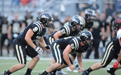 The football team defeated Saint Vincent Saturday night 40-30 for Homecoming! Their record remains perfect at home and they are 3-1 in the PAC.