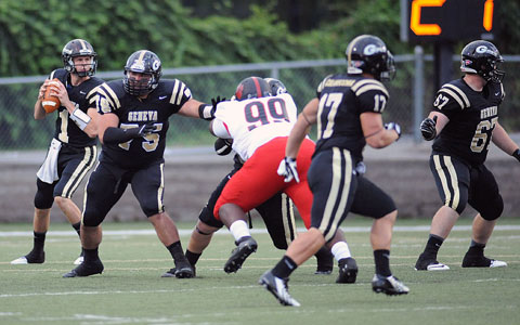 Geneva never let up on Saturday as they concluded their 2013 season with a disappointing 30-27 loss to Westminster. Storm On!