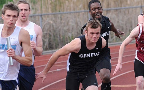 Ed Schuster broke the school record in the 55m (6.44) - the #5 fastest 60m time in all of NCAA DIII