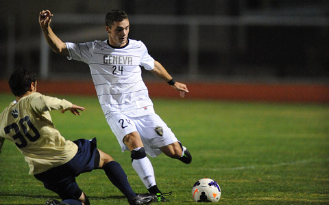Geneva men’s soccer explodes for eight second half goals in win