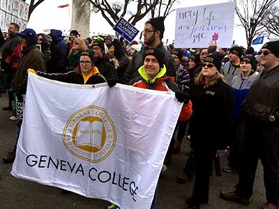 Geneva March for Life 2017 marching