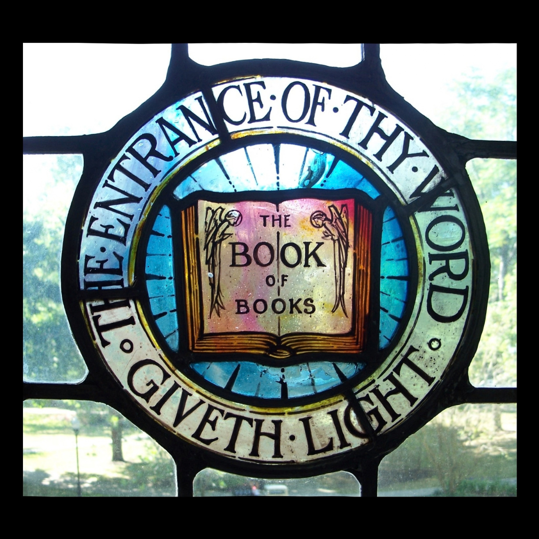 Book of Books Stained Glass