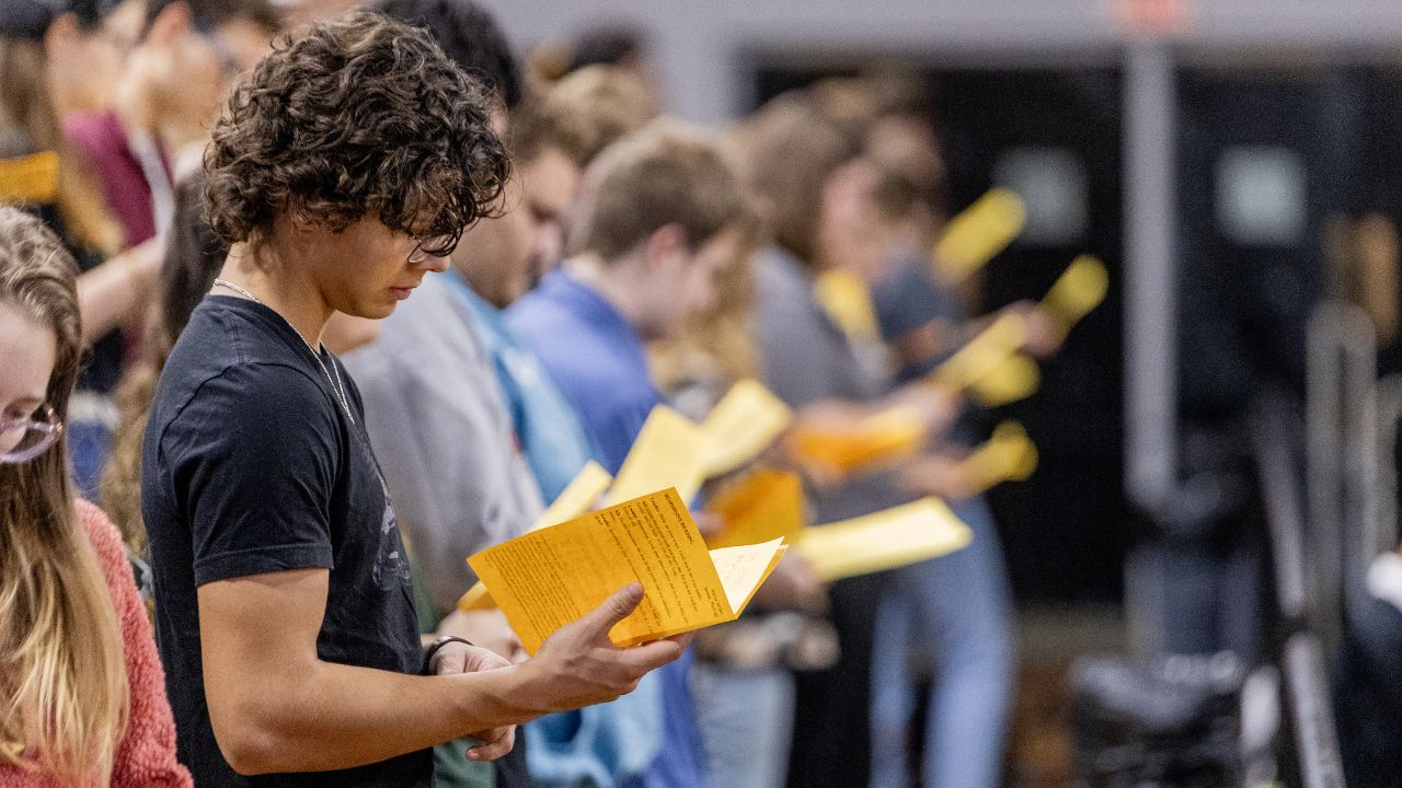 Image of Day in the Life: Chapel at Geneva College