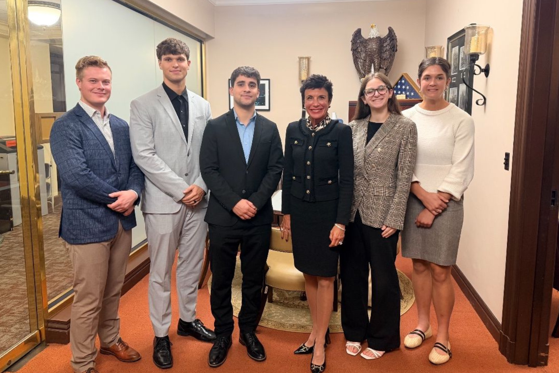 Geneva students with PA State Representative Marla Brown