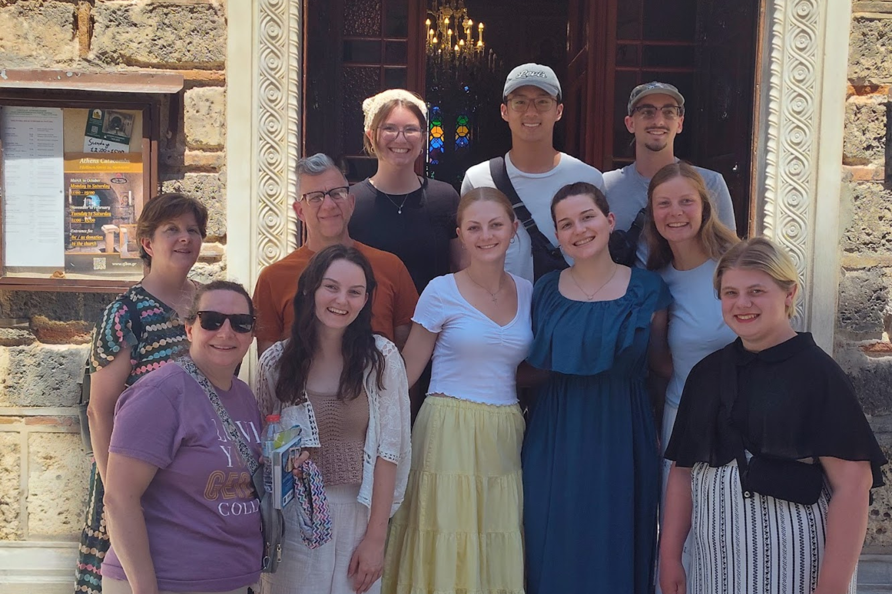 Geneva students in Greece