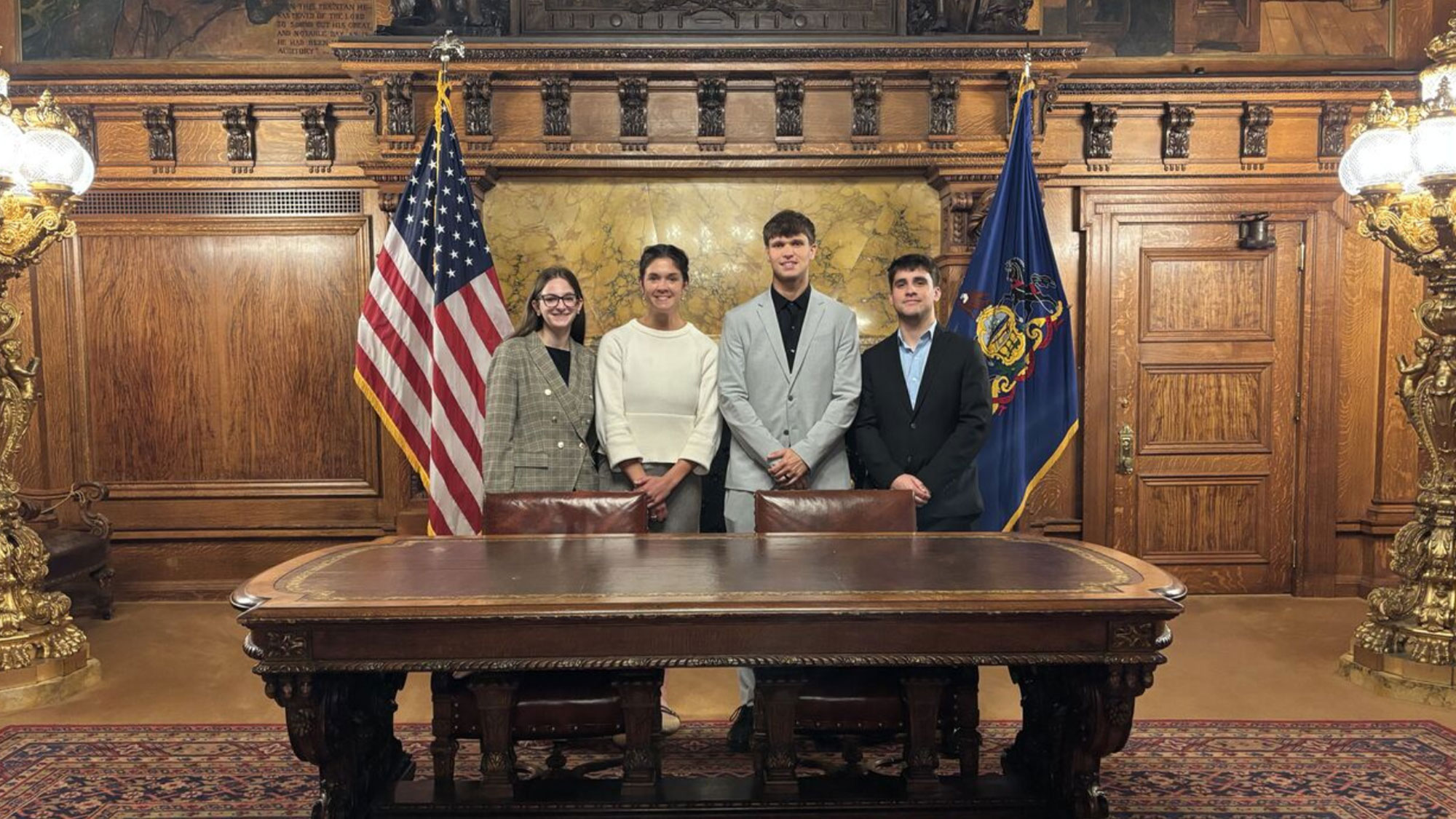 Geneva Students Bring Workforce Challenges to the Pennsylvania Capitol