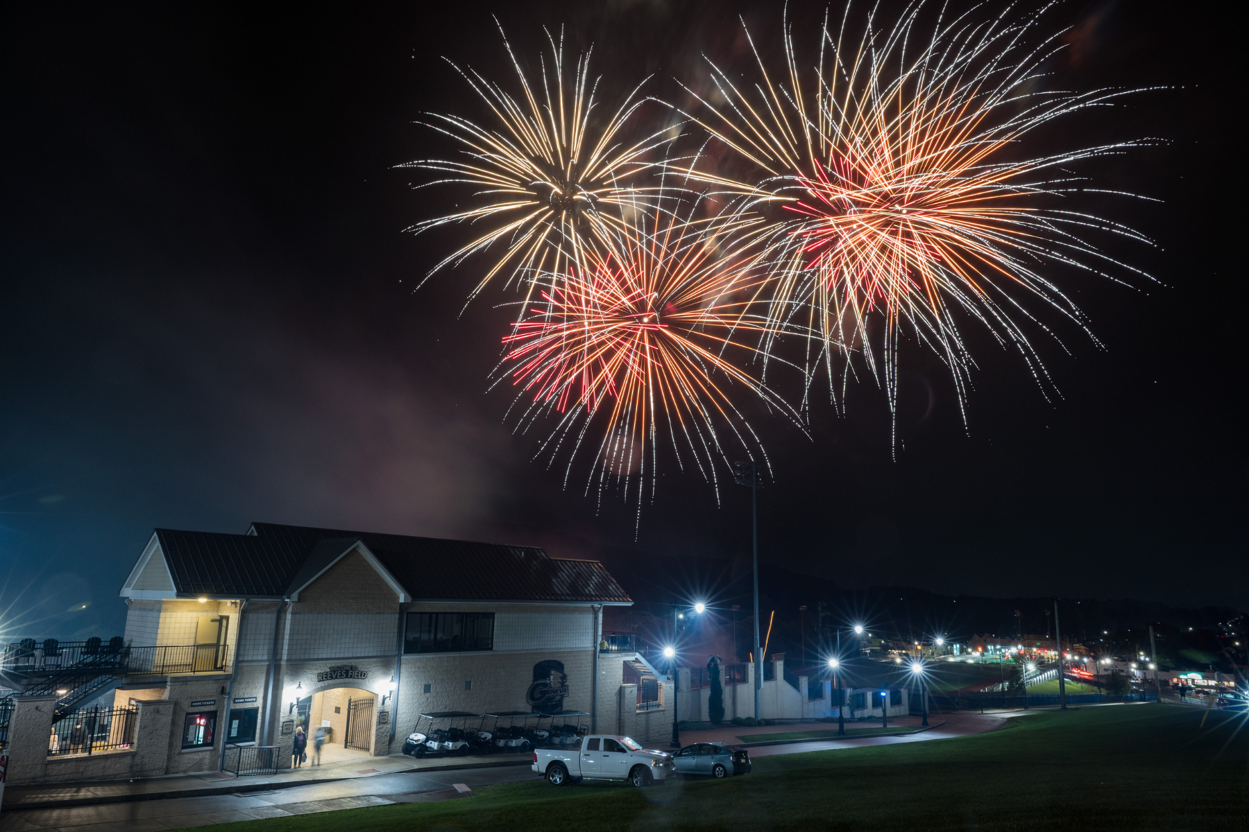 Fireworks Above Reeves Field