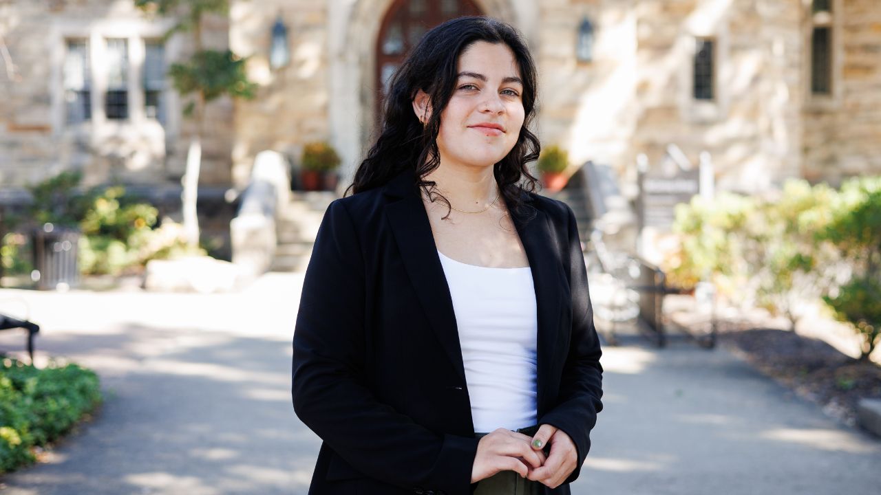 Picture of  Senior Pearl Soundron Organizes Campus Tree Symposium