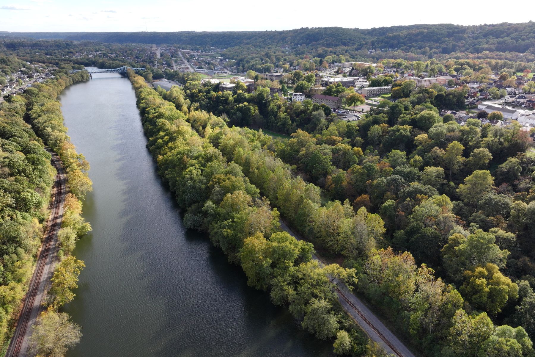 Geneva's campus along the Beaver River