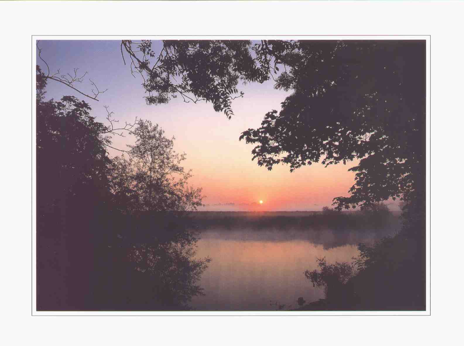 Sunrise across the River Severn (photo: Archie Miles)
